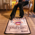 One Piece Wanted Poster - Rug