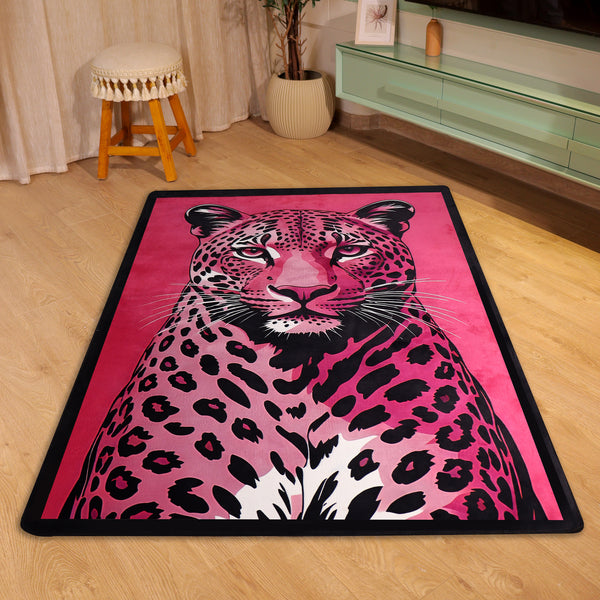 Pink Leopard - carpet