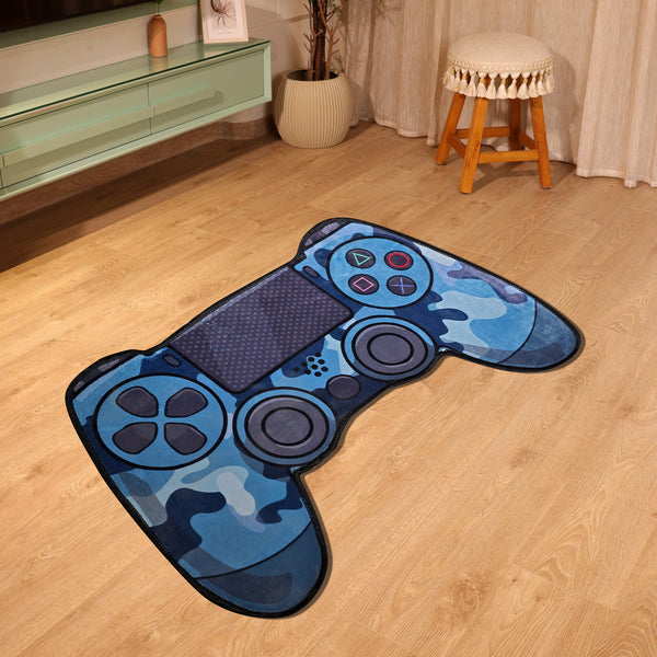 PlayStation Controller Blue Design - Rug