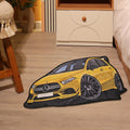 Yellow Mercedes Car  - Rug
