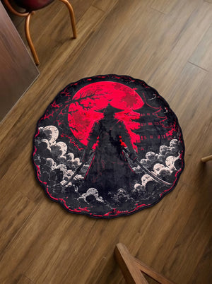 Samurai Red Moon - rug
