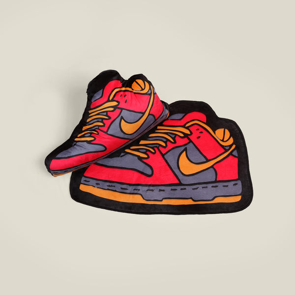 Red Nike Air Force  cushion