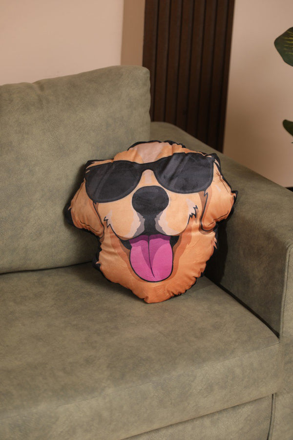 Dog with Sunglasses  - Cushion