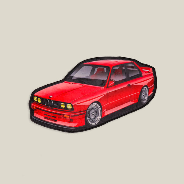 Red Sports Car - Rug