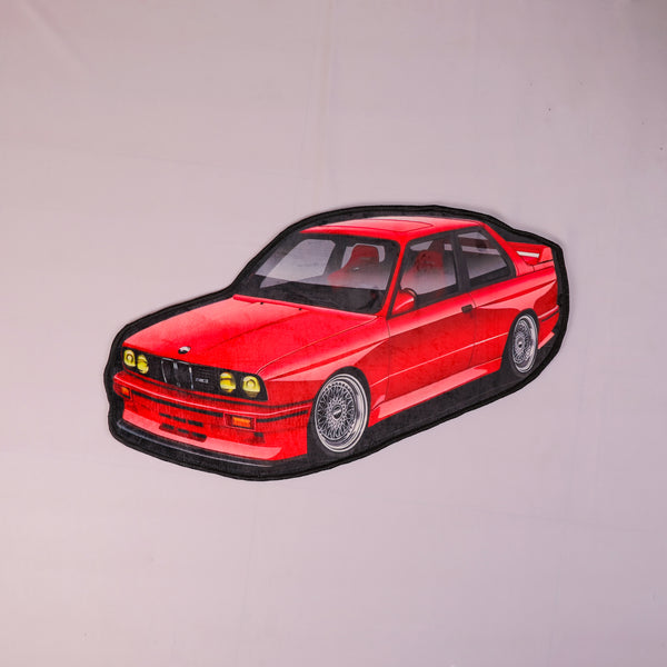 Red Sports Car - Rug