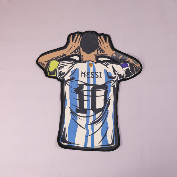 Lionel Messi Argentina Jersey - Rug
