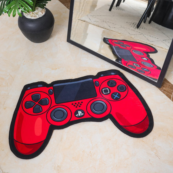 PlayStation Controller Red Rug