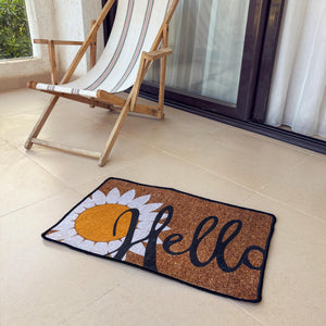 Sunflower Hello Mat