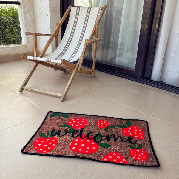Strawberry Welcome Mat