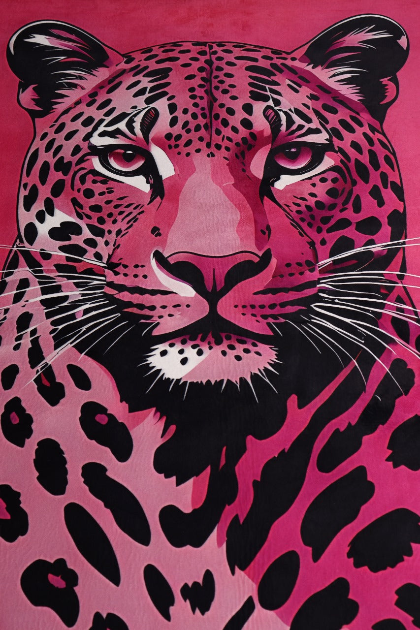 Pink Leopard - carpet