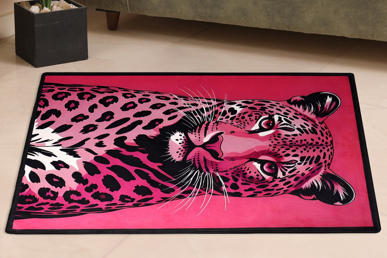 Pink Leopard - carpet