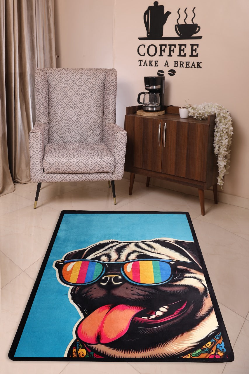 Cool Dog - carpet