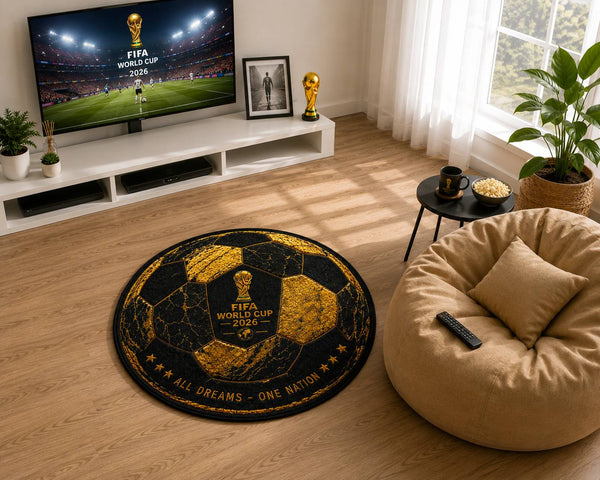 All Dreams Gold Ball - Rug