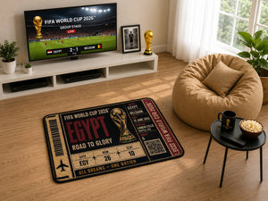 Egypt Match Ticket - Rug