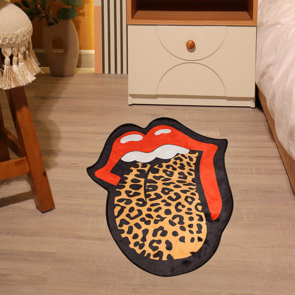 Leopard Mouth Pop Art Rug