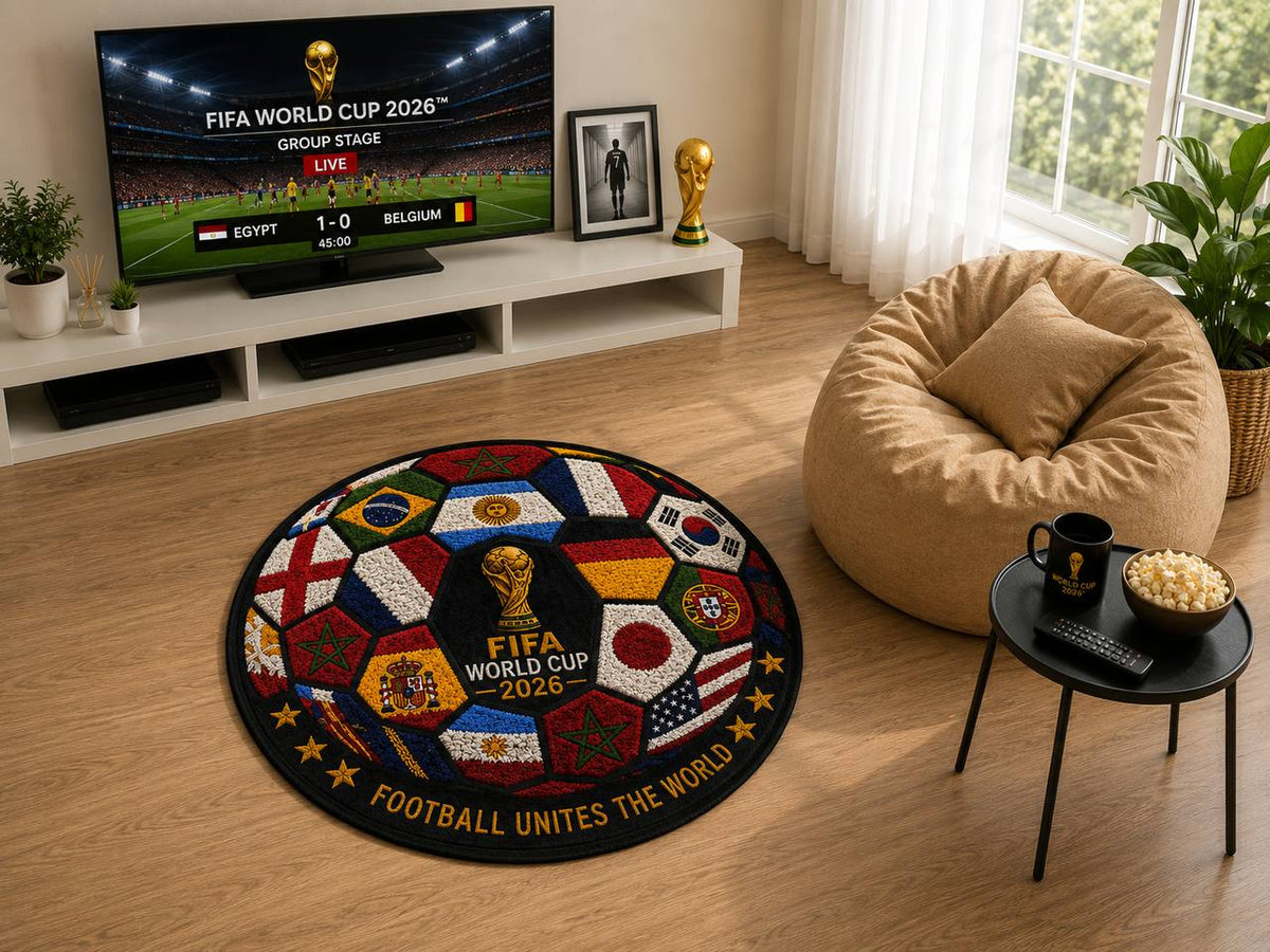 Nations Flags Ball - Rug