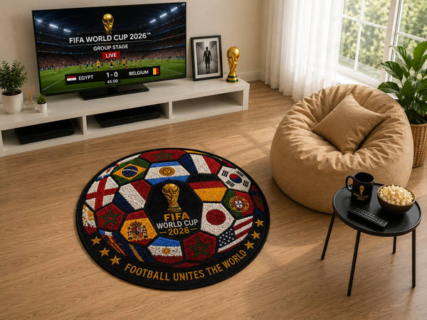 Nations Flags Ball - Rug