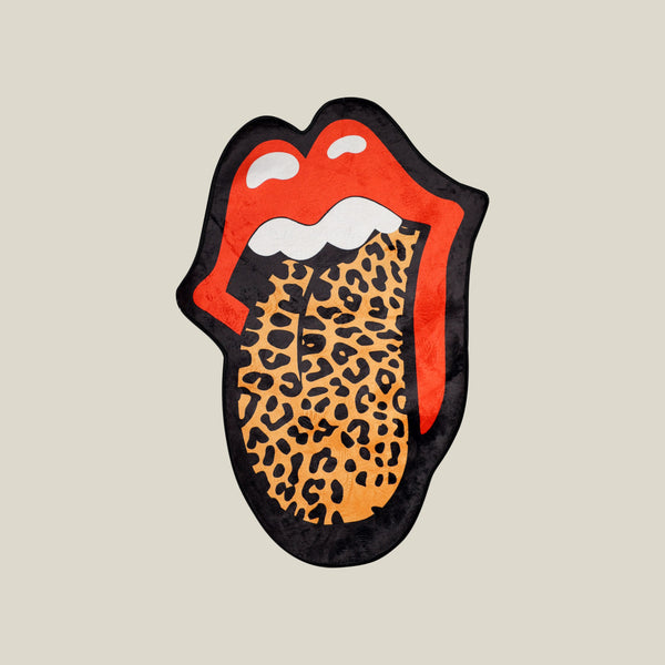 Leopard Mouth Pop Art Rug